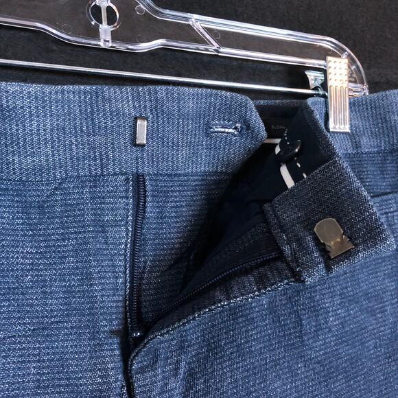 Banana Republic Womens Pants Blue Mid Rise Sloan Fit Cropped Ankle Stretch 8 - Picture 4 of 12